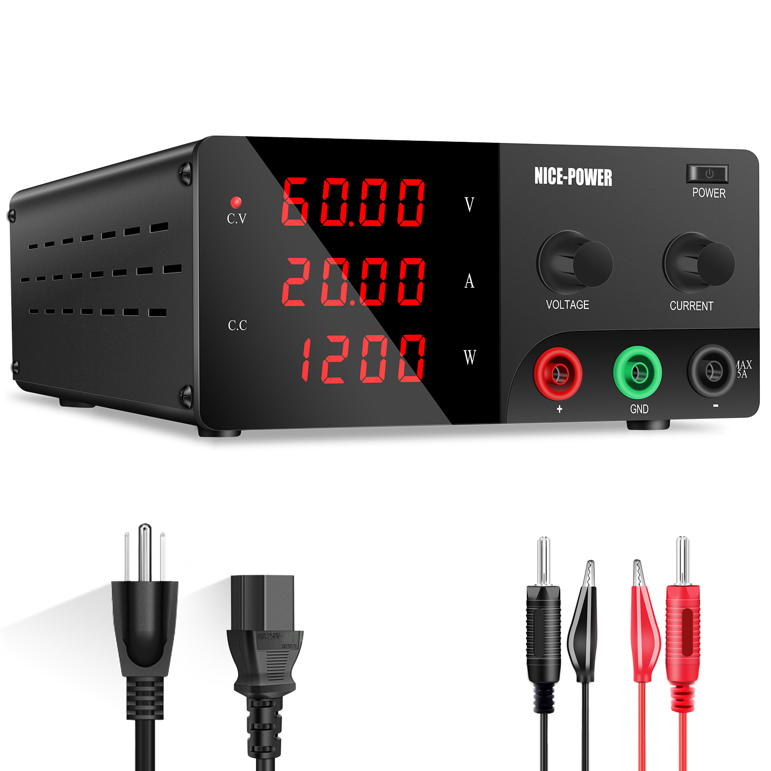 30V 30A Lab Bench Power Source - огляд і ціна High Power 60V 20A Bench Power Supply